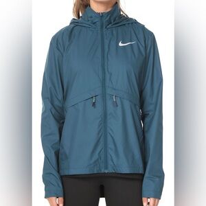 Nike essential Blue Running rain Jacket